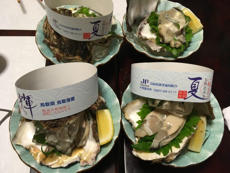 鳥取県の牡蠣、夏輝の写真